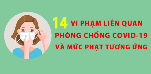 14 VI PHẠM LIÊN QUAN ĐẾN PHÒNG CHỐNG DỊCH COVID-19  VÀ MỨC PHẠT